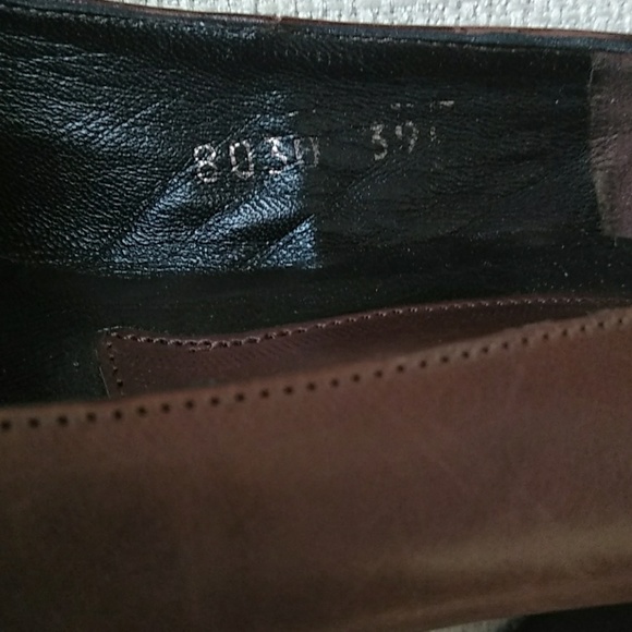 Roberto del Carlo brown leather shoe size 9 - Picture 8 of 8